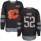 Black Men's Abram Wiebe Authentic Calgary Flames 1917-2017 100th Anniversary Jersey