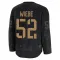 Black Men's Abram Wiebe Premium Calgary Flames 2024 Military Appreciation Practice Jersey