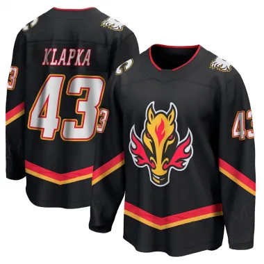 Black Men's Adam Klapka Breakaway Calgary Flames 2022/23 Alternate Premier Jersey