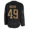 Black Men's Andrew Basha Premium Calgary Flames 2024 Military Appreciation Practice Jersey