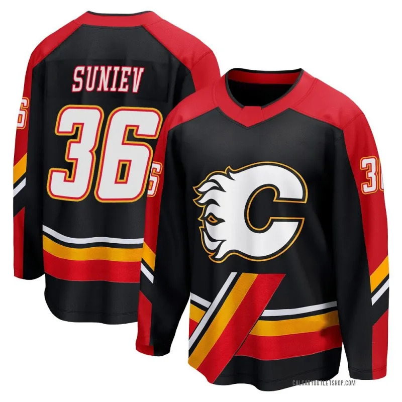 Black Men's Aydar Suniev Breakaway Calgary Flames Special Edition 2.0 Jersey