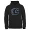 Black Men's Calgary Flames Rinkside Pond Hockey Pullover Hoodie -