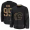 Black Men's Carter King Premium Calgary Flames 2024 Military Appreciation Practice Jersey