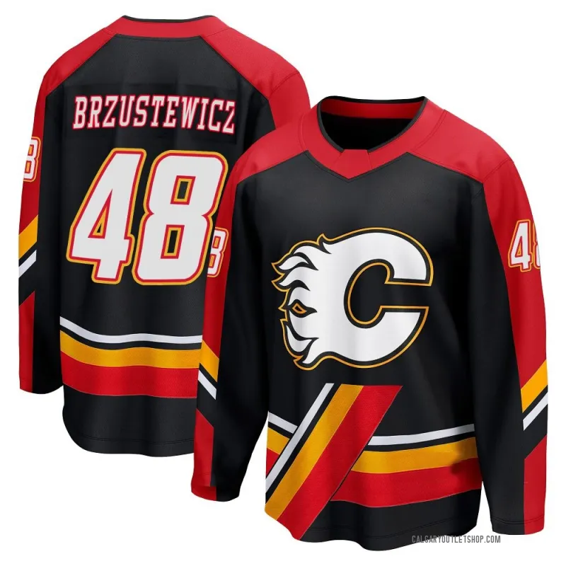 Black Men's Hunter Brzustewicz Breakaway Calgary Flames Special Edition 2.0 Jersey