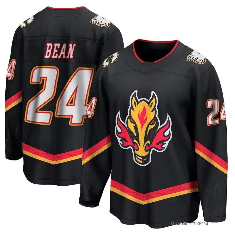 Black Men's Jake Bean Breakaway Calgary Flames 2022/23 Alternate Premier Jersey