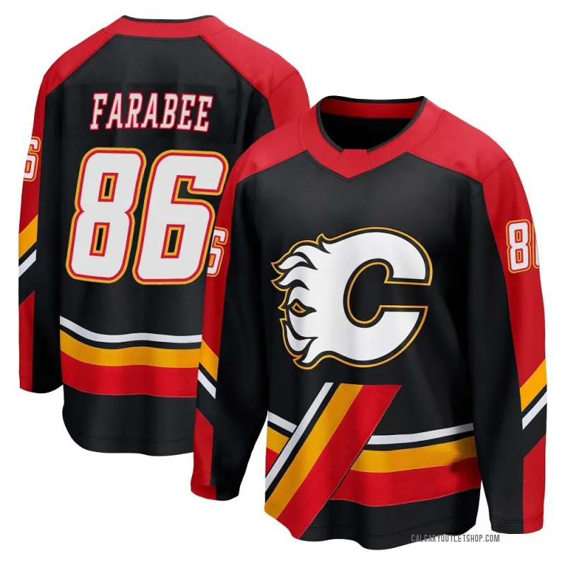 Black Men's Joel Farabee Breakaway Calgary Flames Special Edition 2.0 Jersey