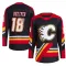 Black Men's John Beecher Authentic Calgary Flames Reverse Retro 2.0 Jersey