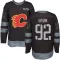 Black Men's Matvei Gridin Authentic Calgary Flames 1917-2017 100th Anniversary Jersey