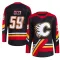 Black Men's Nick Cicek Authentic Calgary Flames Reverse Retro 2.0 Jersey
