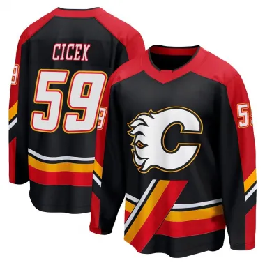 Black Men's Nick Cicek Breakaway Calgary Flames Special Edition 2.0 Jersey