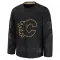 Black Men's Rejean Lemelin Premium Calgary Flames 2024 Military Appreciation Practice Jersey