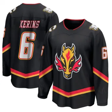 Black Men's Rory Kerins Breakaway Calgary Flames 2022/23 Alternate Premier Jersey