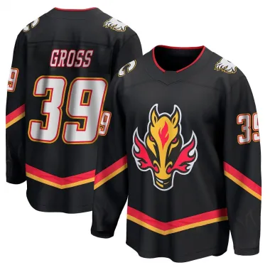 Black Men's Tyson Gross Breakaway Calgary Flames 2022/23 Alternate Premier Jersey