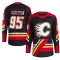 Black Men's Victor Olofsson Authentic Calgary Flames Reverse Retro 2.0 Jersey