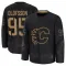 Black Men's Victor Olofsson Premium Calgary Flames 2024 Military Appreciation Practice Jersey