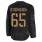 Black Men's William Stromgren Premium Calgary Flames 2024 Military Appreciation Practice Jersey