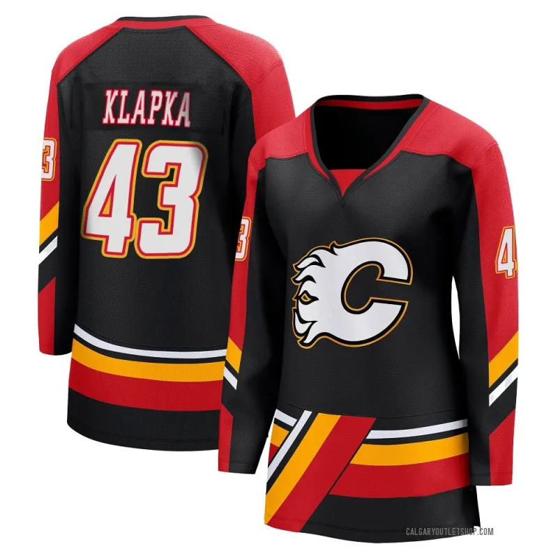 Black Women's Adam Klapka Breakaway Calgary Flames Special Edition 2.0 Jersey
