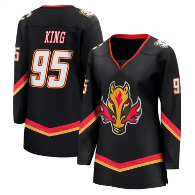 Black Women's Carter King Breakaway Calgary Flames 2022/23 Alternate Premier Jersey