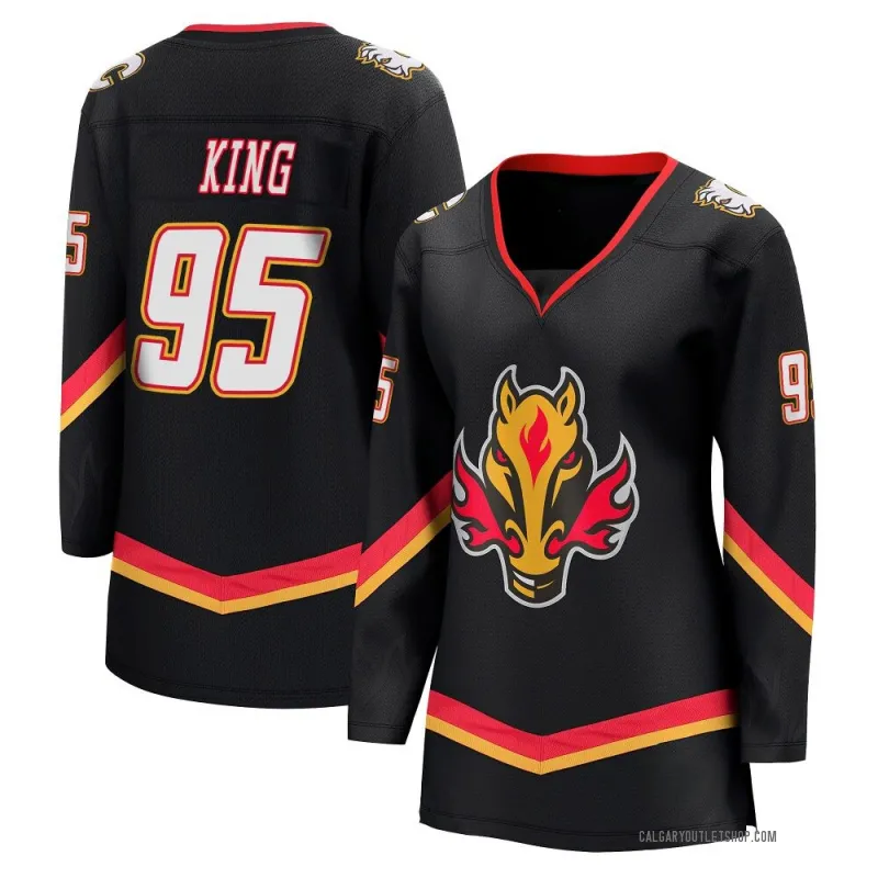 Black Women's Carter King Breakaway Calgary Flames 2022/23 Alternate Premier Jersey