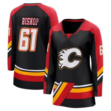 Black Women's Clark Bishop Breakaway Calgary Flames Special Edition 2.0 Jersey