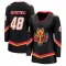 Black Women's Hunter Brzustewicz Breakaway Calgary Flames 2022/23 Alternate Premier Jersey