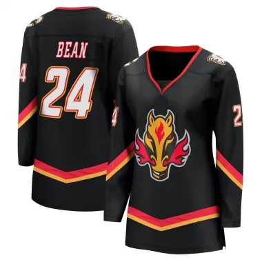 Black Women's Jake Bean Breakaway Calgary Flames 2022/23 Alternate Premier Jersey