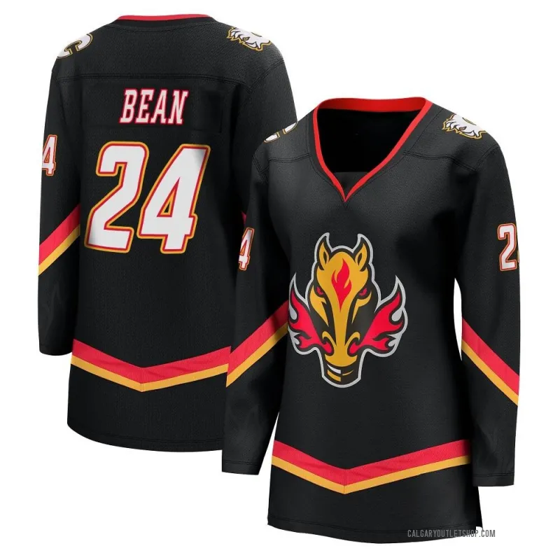 Black Women's Jake Bean Breakaway Calgary Flames 2022/23 Alternate Premier Jersey