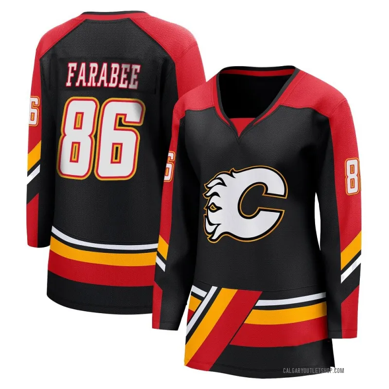 Black Women's Joel Farabee Breakaway Calgary Flames Special Edition 2.0 Jersey