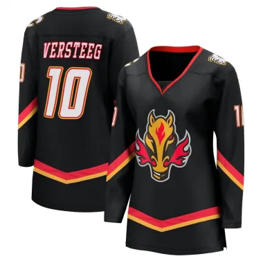 Black Women's Kris Versteeg Breakaway Calgary Flames 2022/23 Alternate Premier Jersey