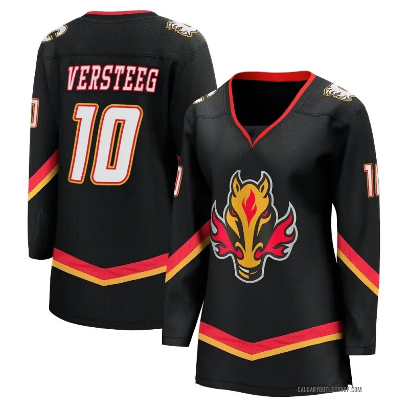 Black Women's Kris Versteeg Breakaway Calgary Flames 2022/23 Alternate Premier Jersey