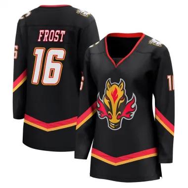 Black Women's Morgan Frost Breakaway Calgary Flames 2022/23 Alternate Premier Jersey