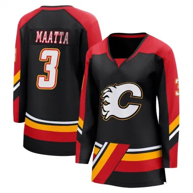 Black Women's Olli Maatta Breakaway Calgary Flames Special Edition 2.0 Jersey