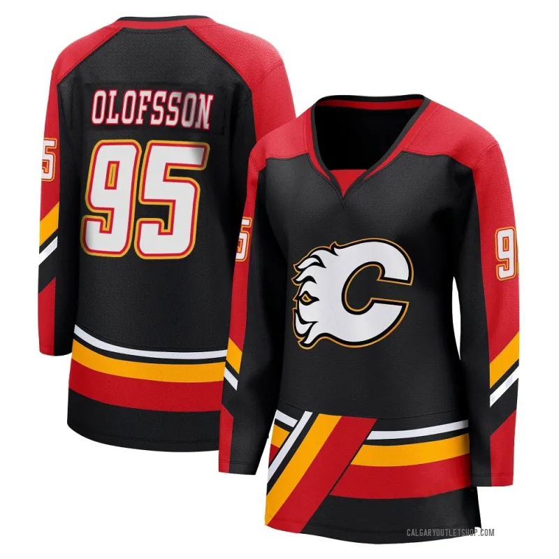 Black Women's Victor Olofsson Breakaway Calgary Flames Special Edition 2.0 Jersey