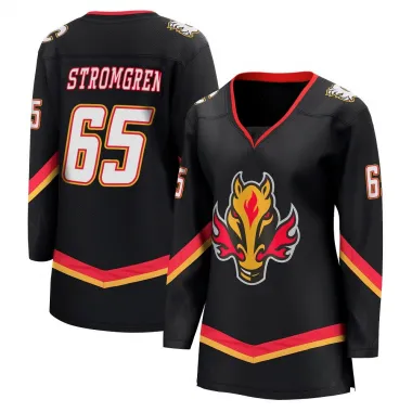 Black Women's William Stromgren Breakaway Calgary Flames 2022/23 Alternate Premier Jersey