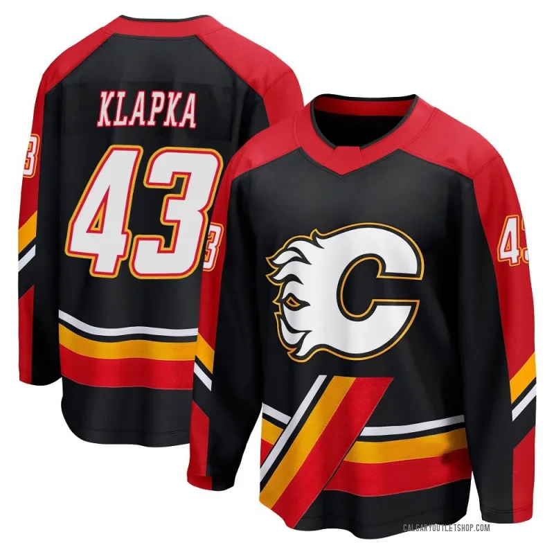 Black Youth Adam Klapka Breakaway Calgary Flames Special Edition 2.0 Jersey