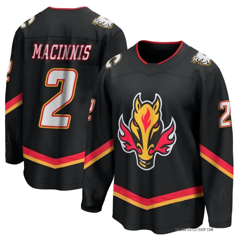 Black Youth Al MacInnis Breakaway Calgary Flames 2022/23 Alternate Premier Jersey