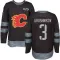 Black Youth Artem Grushnikov Authentic Calgary Flames 1917-2017 100th Anniversary Jersey