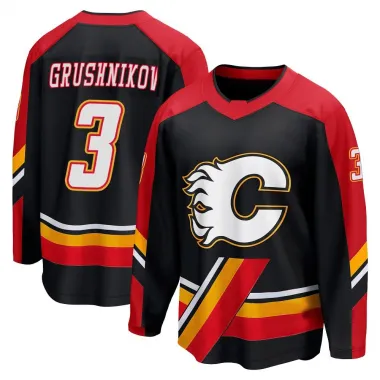 Black Youth Artem Grushnikov Breakaway Calgary Flames Special Edition 2.0 Jersey