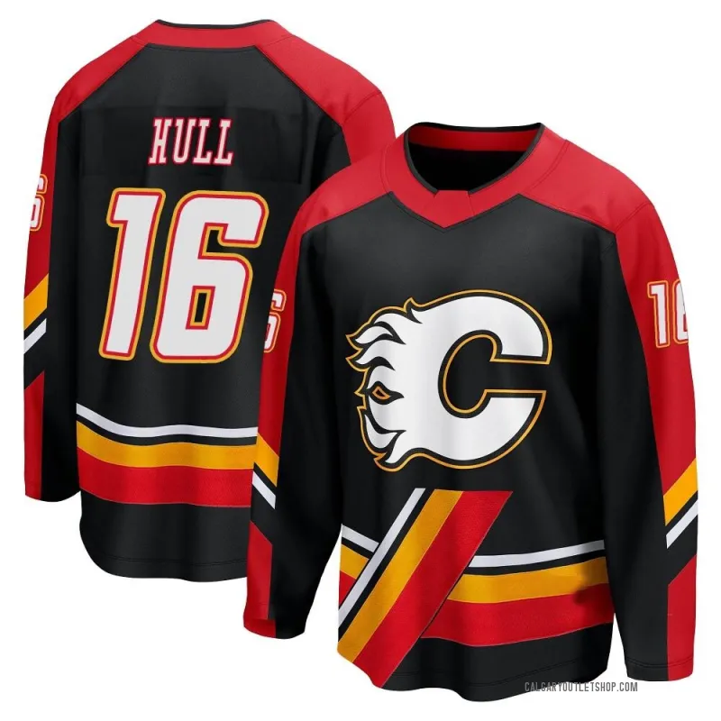 Black Youth Brett Hull Breakaway Calgary Flames Special Edition 2.0 Jersey