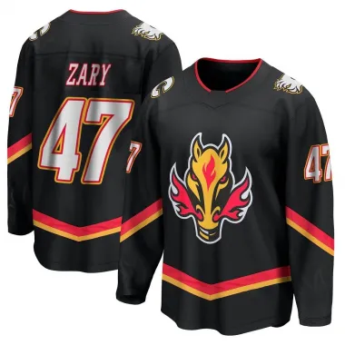 Black Youth Connor Zary Breakaway Calgary Flames 2022/23 Alternate Premier Jersey