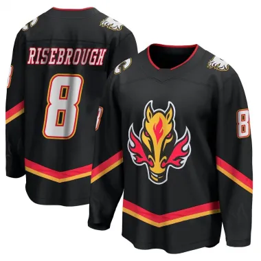 Black Youth Doug Risebrough Breakaway Calgary Flames 2022/23 Alternate Premier Jersey