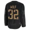 Black Youth Dustin Wolf Premium Calgary Flames 2024 Military Appreciation Practice Jersey