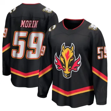 Black Youth Etienne Morin Breakaway Calgary Flames 2022/23 Alternate Premier Jersey