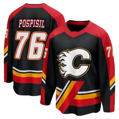 Black Youth Martin Pospisil Breakaway Calgary Flames Special Edition 2.0 Jersey