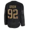 Black Youth Matvei Gridin Premium Calgary Flames 2024 Military Appreciation Practice Jersey