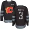 Black Youth Olli Maatta Authentic Calgary Flames 1917-2017 100th Anniversary Jersey