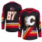 Black Youth Parker Bell Authentic Calgary Flames Reverse Retro 2.0 Jersey