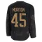 Black Youth Sam Morton Premium Calgary Flames 2024 Military Appreciation Practice Jersey