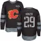 Black Youth Samuel Honzek Authentic Calgary Flames 1917-2017 100th Anniversary Jersey