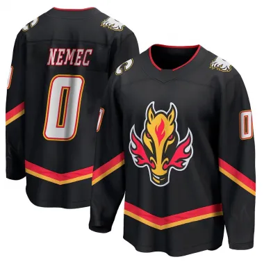 Black Youth Simon Nemec Breakaway Calgary Flames 2022/23 Alternate Premier Jersey